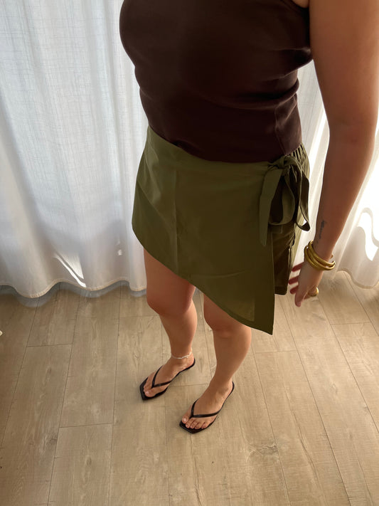 SUMMER SKORT KAKI