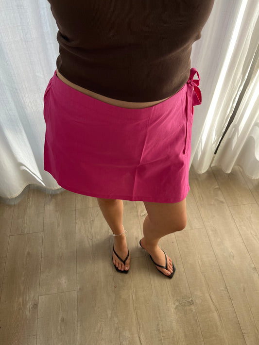 SUMMER SKORT FUCHSIA