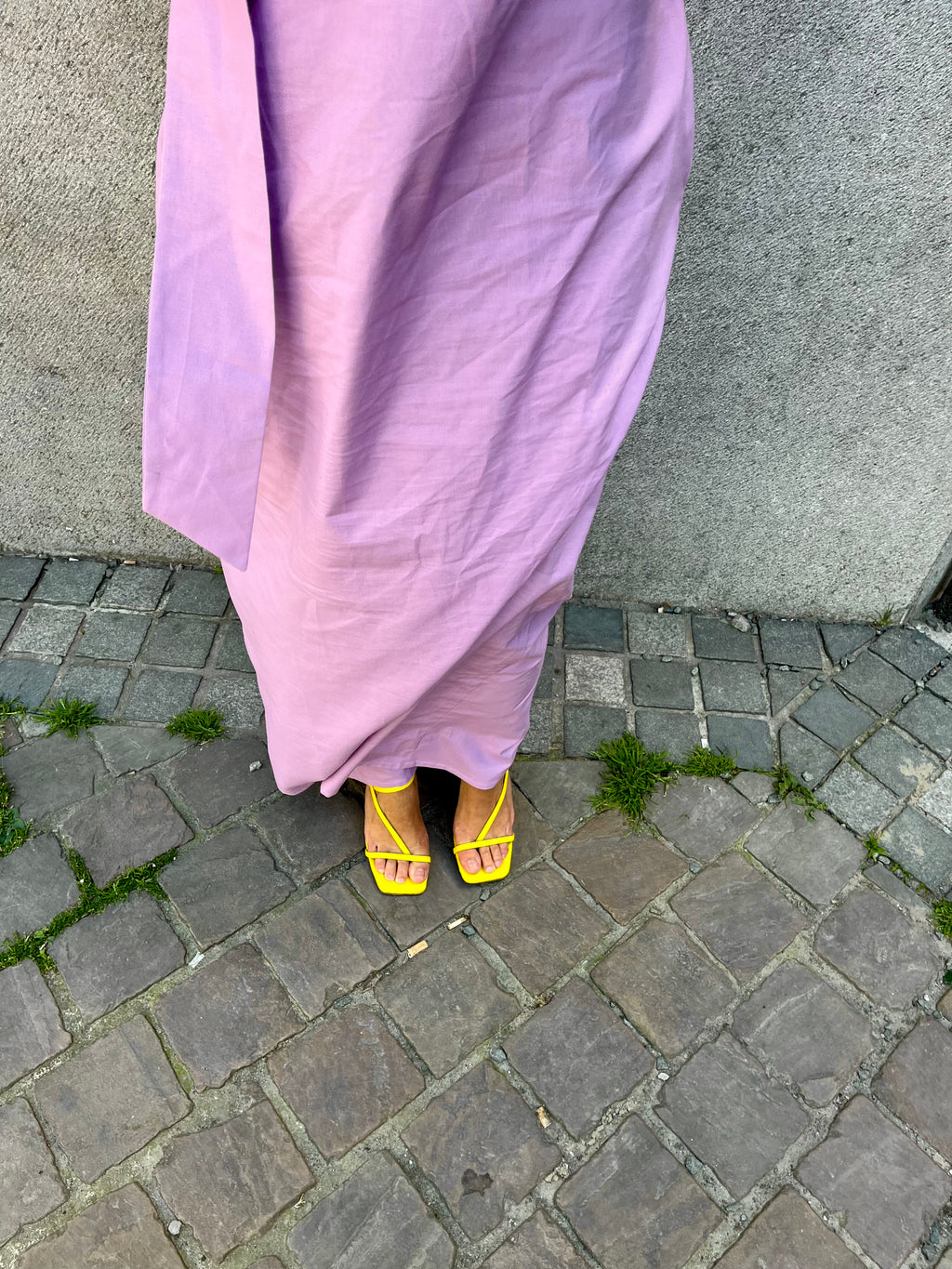 OFF-THE-SHOULDER DRESS LAVENDER