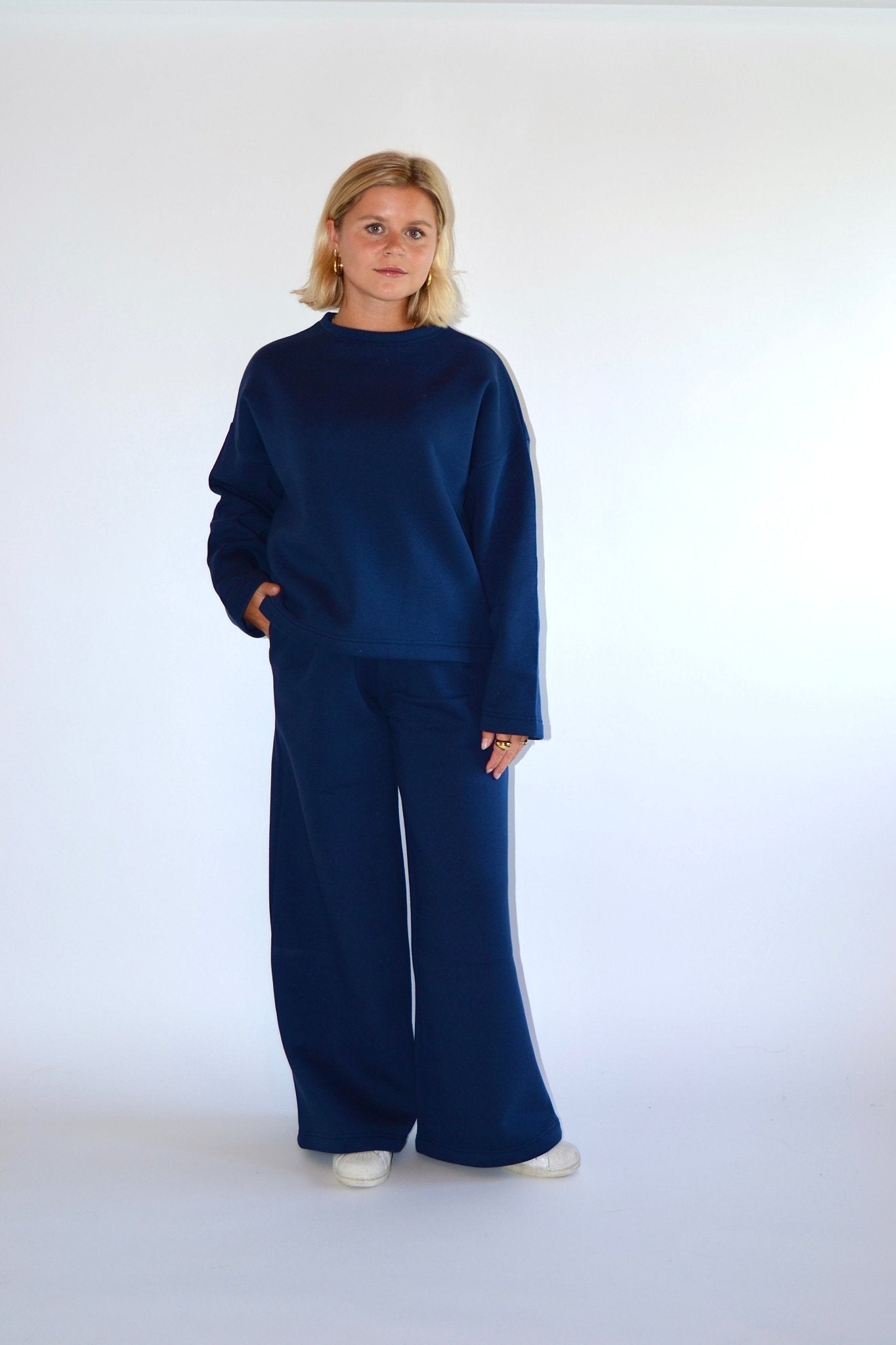 COMING SOON - EASY SET PANTS - NAVY - WHERE'ELS