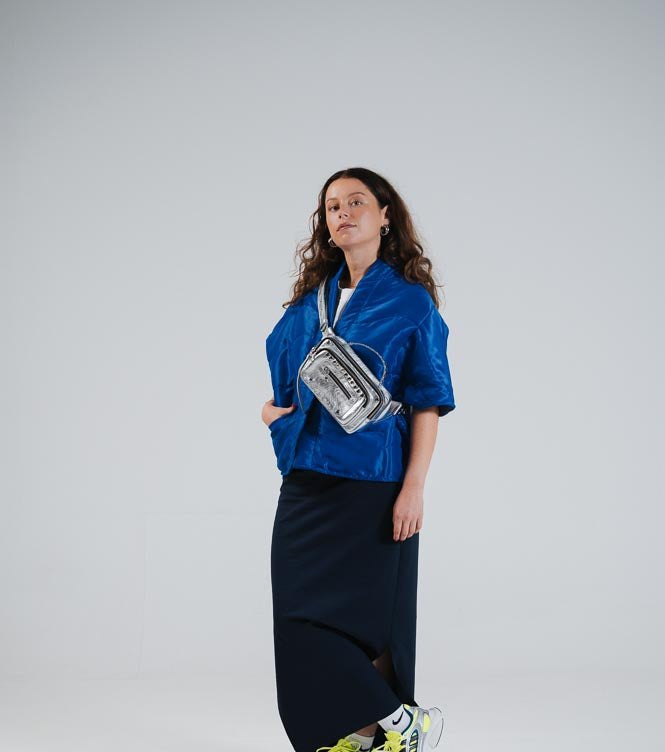 ELS'KIMONO NAVY/ELECTRIC BLUE - WHERE'ELS