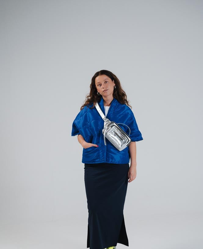 ELS'KIMONO NAVY/ELECTRIC BLUE - WHERE'ELS