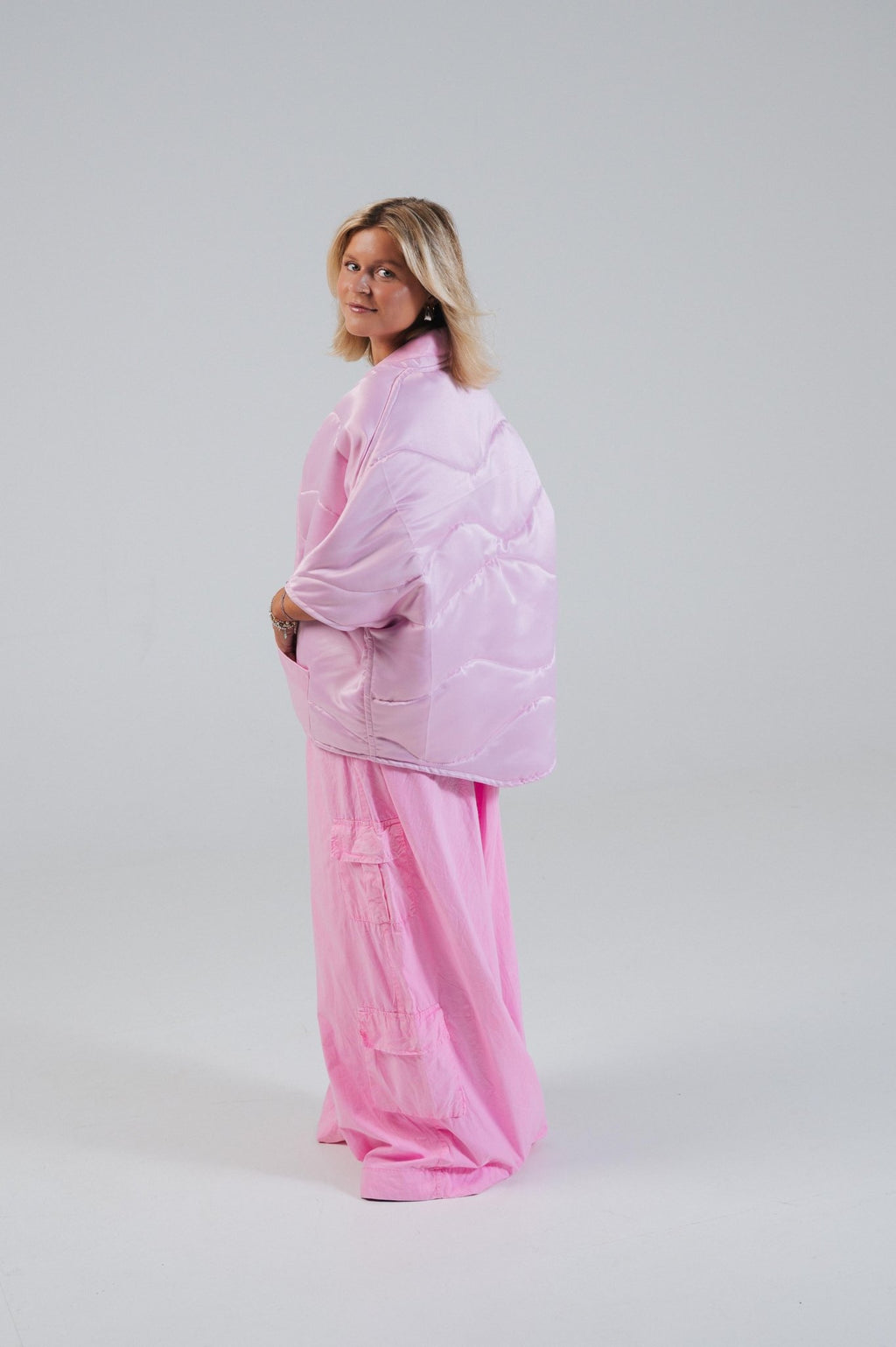 ELS'KIMONO NAVY/PINK - WHERE'ELS