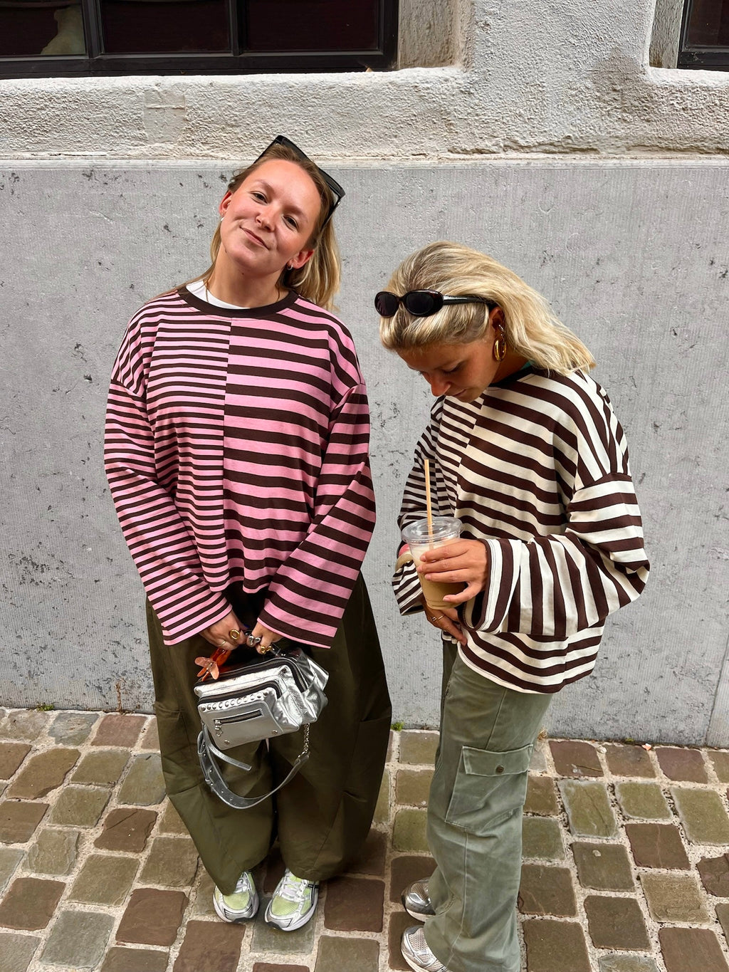 Mystery Longsleeve Beige/Brown - WHERE'ELS