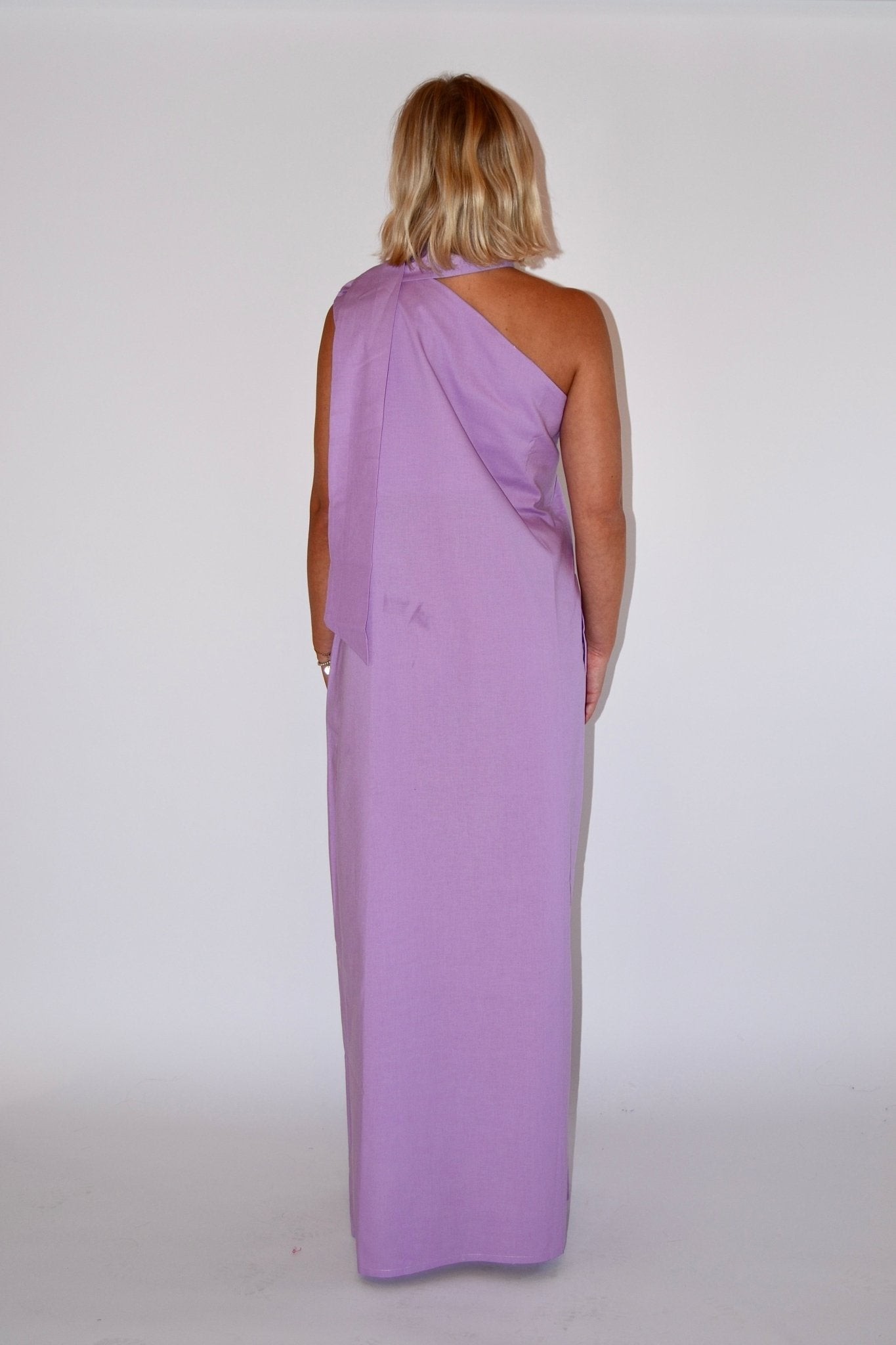 OFF - THE - SHOULDER DRESS LAVENDER - WHERE'ELS