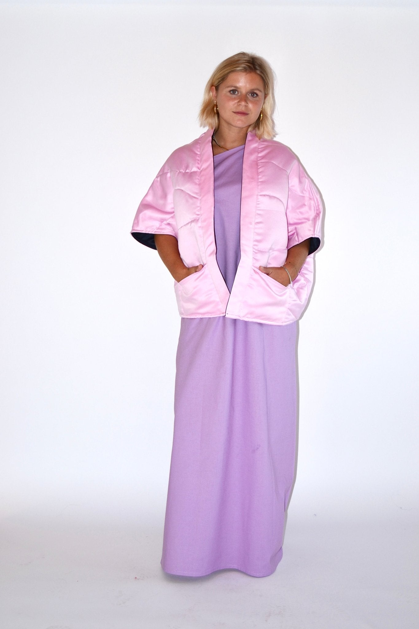 OFF - THE - SHOULDER DRESS LAVENDER - WHERE'ELS