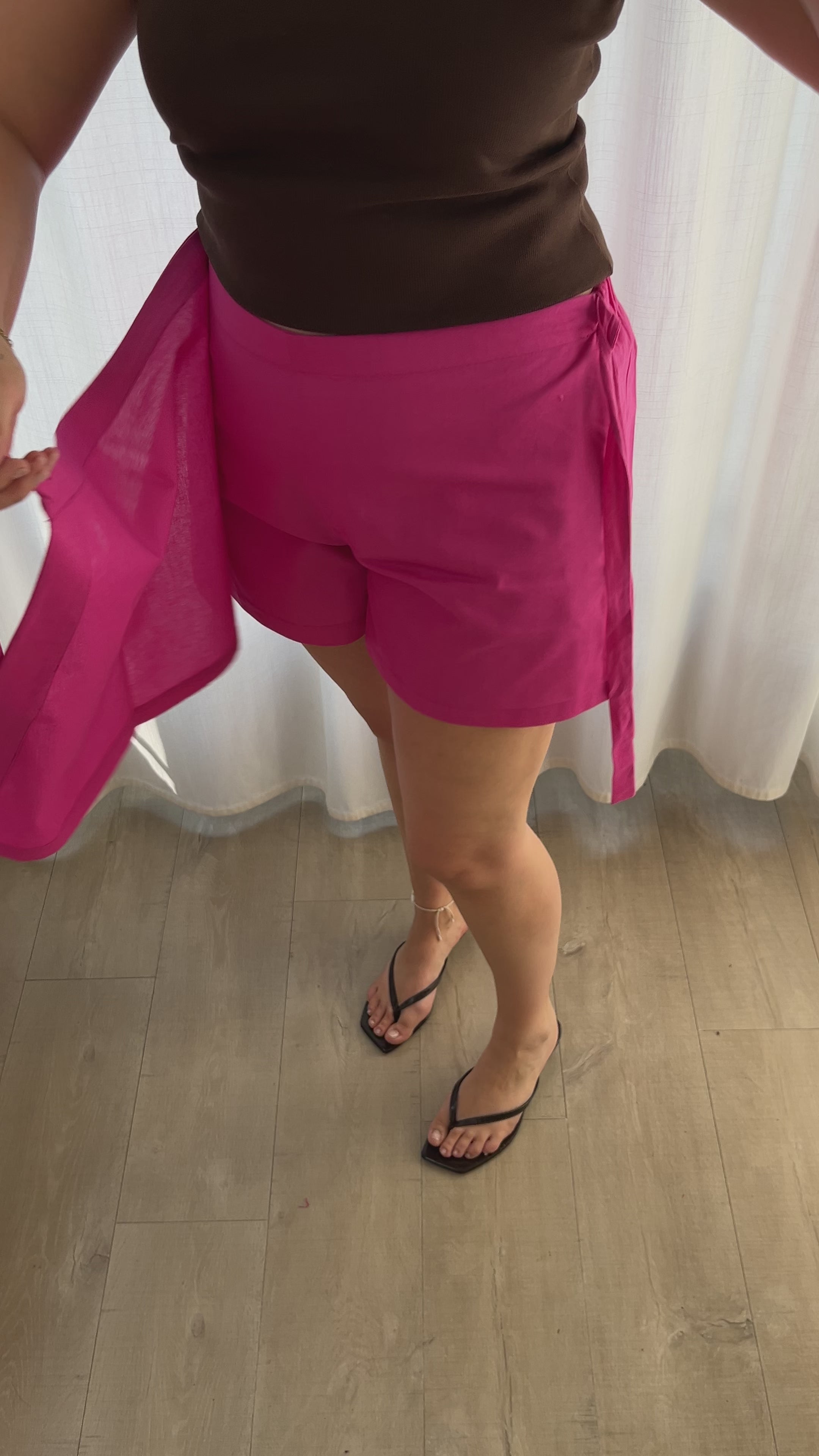 SUMMER SKORT FUCHSIA