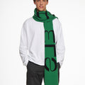 SCARF BLACK/GREEN