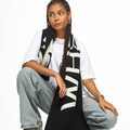 SCARF BLACK/WHITE
