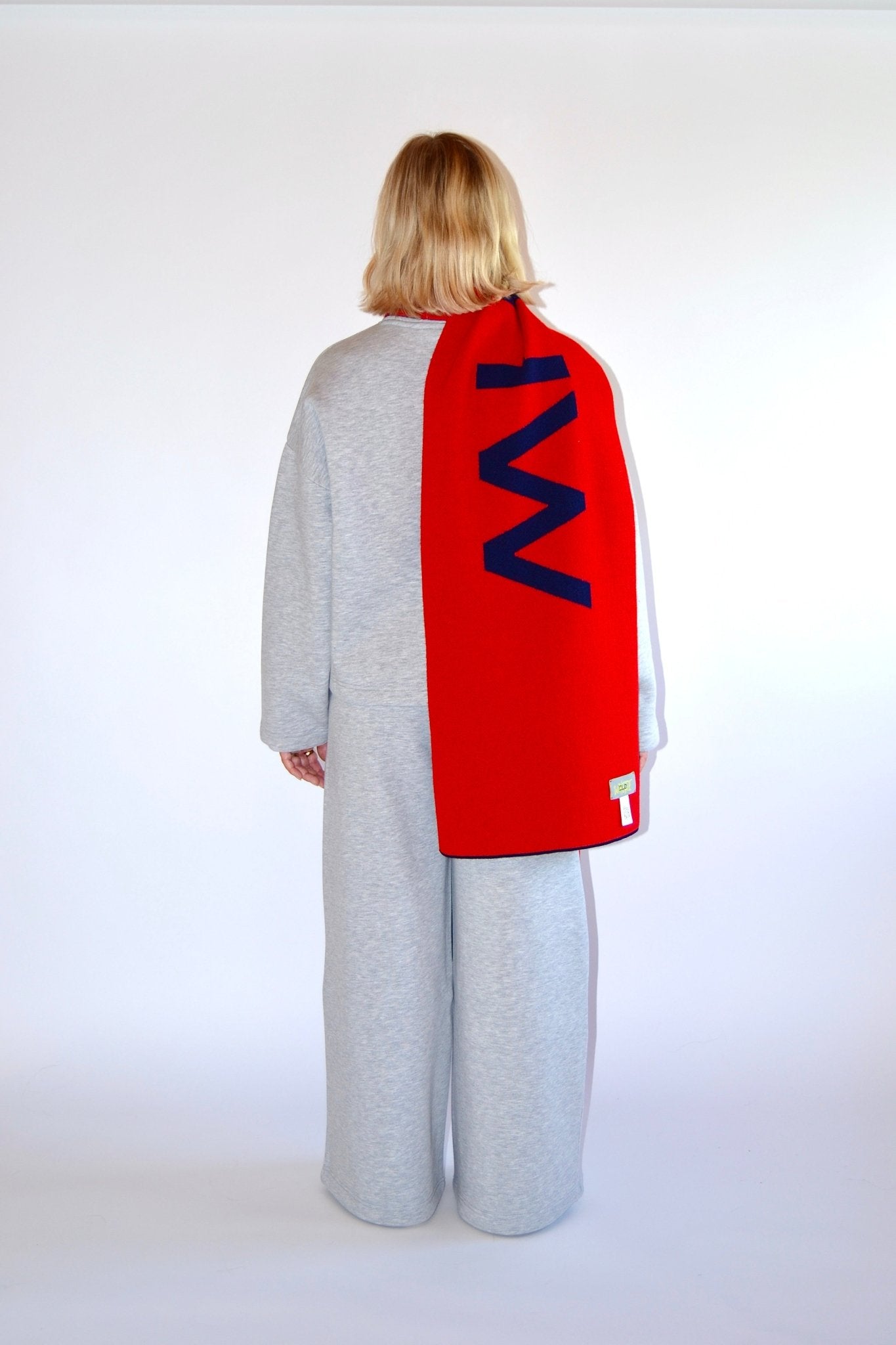 SCARF RED/NAVY - WHERE'ELS