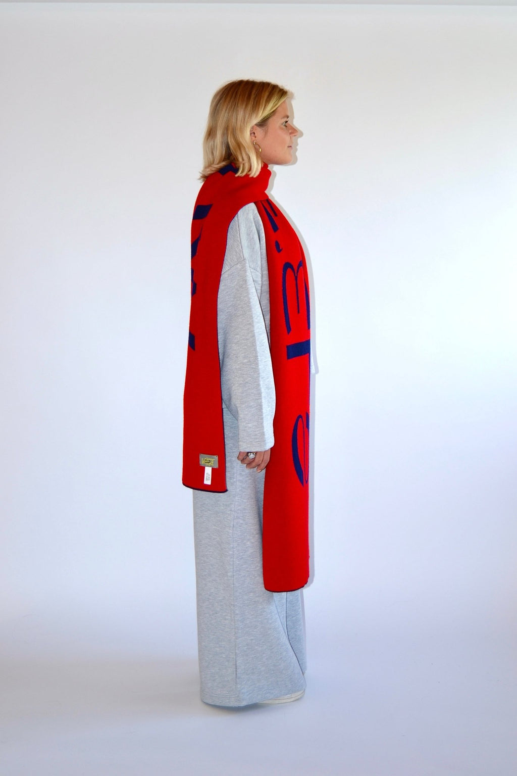 SCARF RED/NAVY - WHERE'ELS