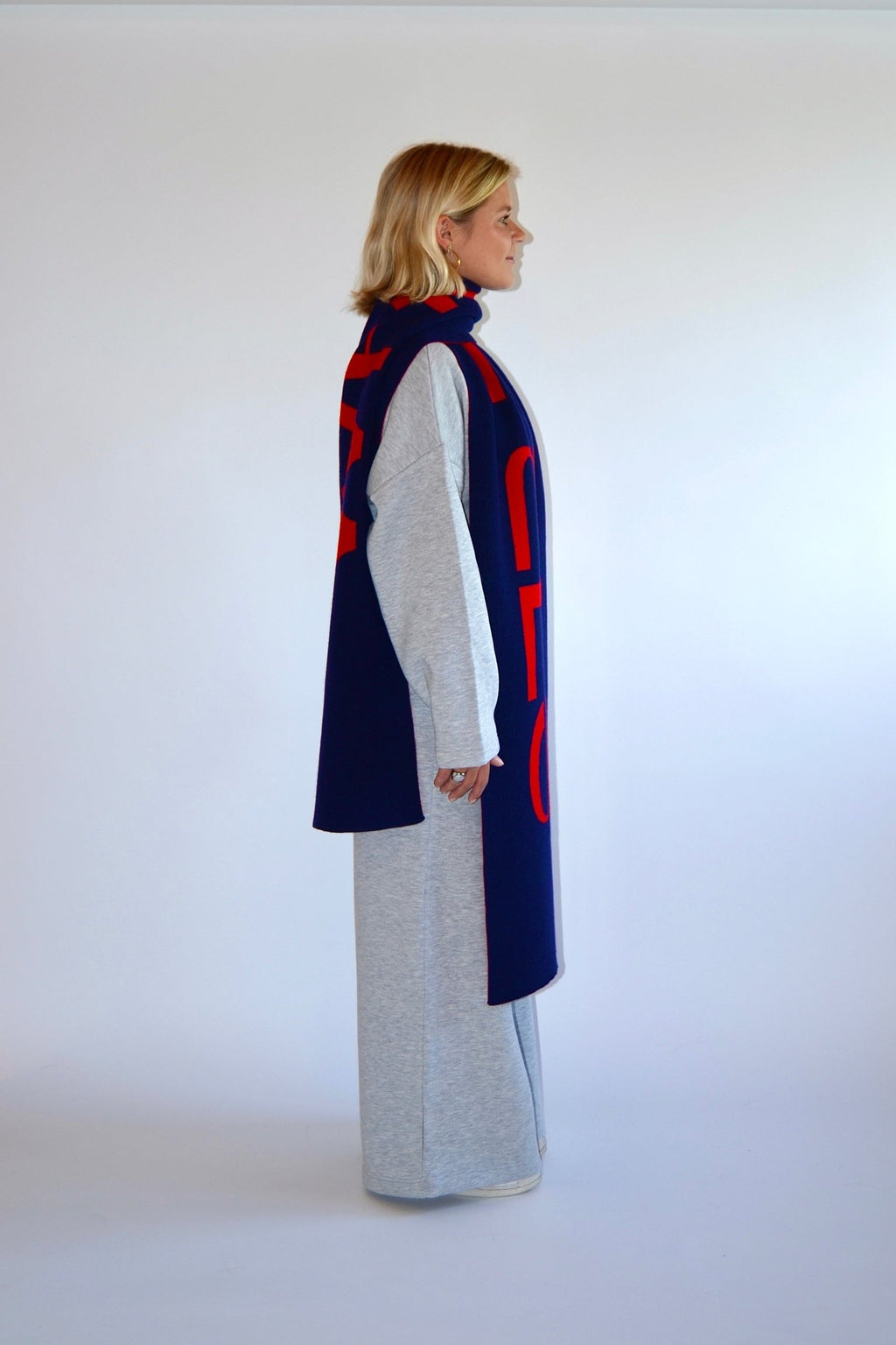 SCARF RED/NAVY - WHERE'ELS