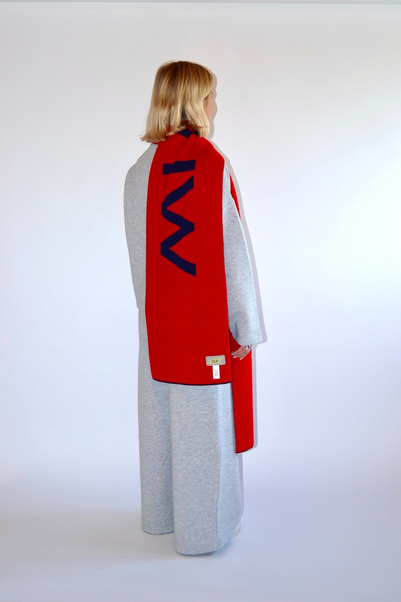 SCARF RED/NAVY - WHERE'ELS