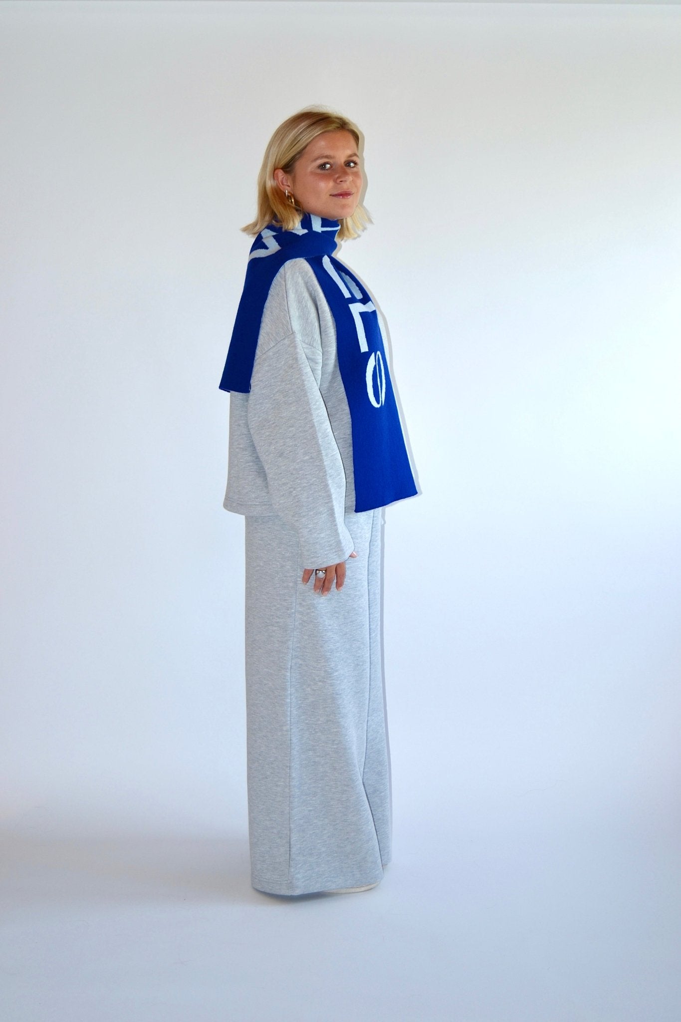 SMALL SCARF BLUE/LIGHT BLUE - WHERE'ELS