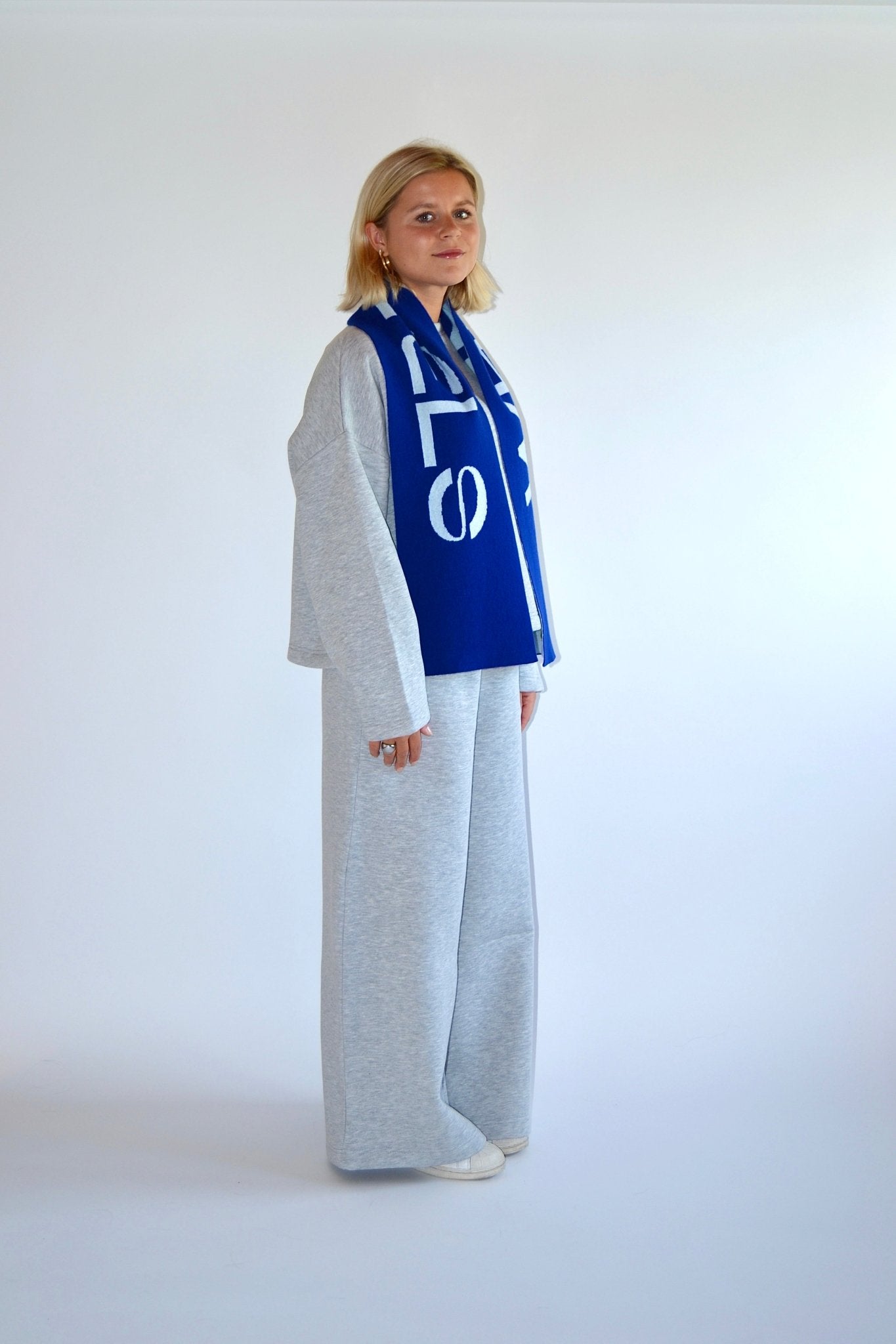 SMALL SCARF BLUE/LIGHT BLUE - WHERE'ELS