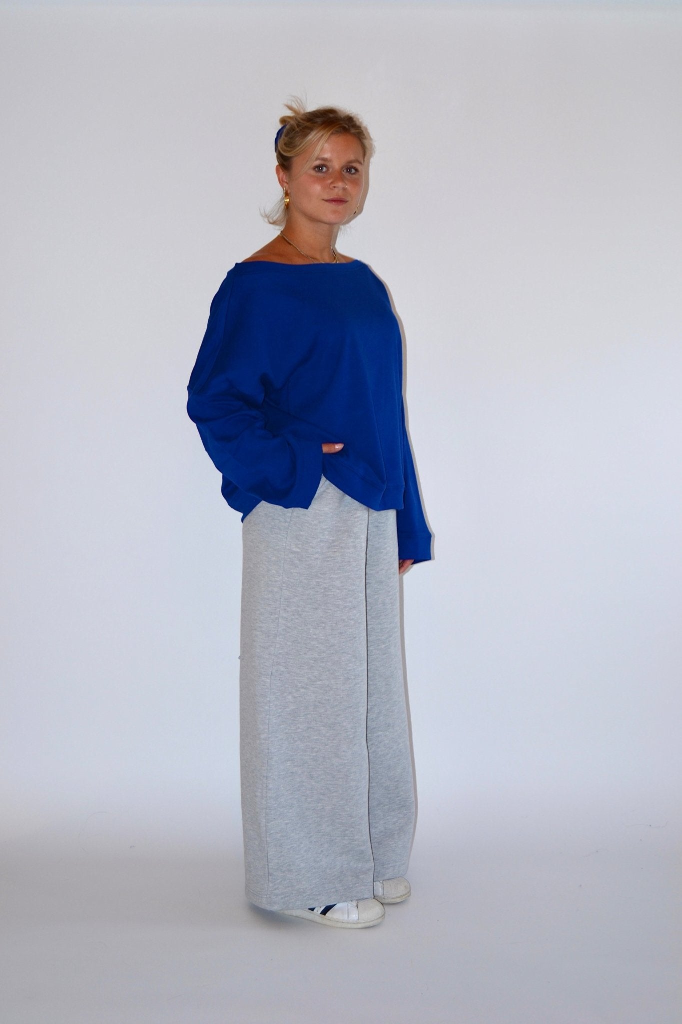 SUNSET SWEATER COBALT - WHERE'ELS