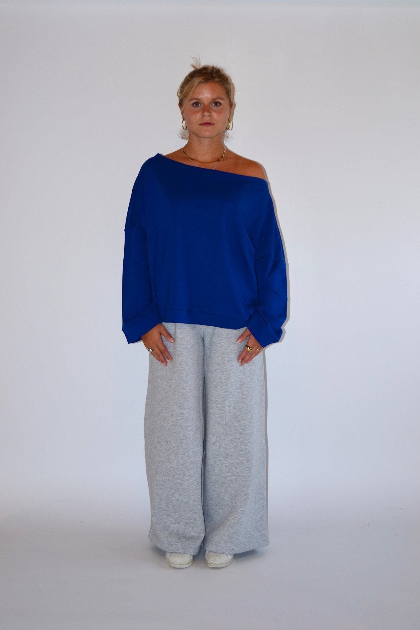 SUNSET SWEATER COBALT - WHERE'ELS